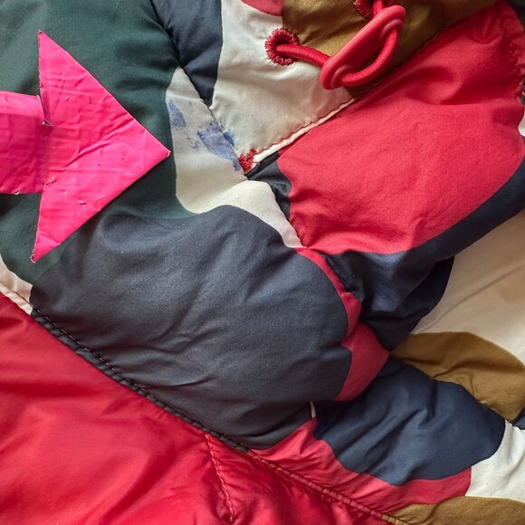 MARIMEKKO x Uniqlo Women’s Multicolor Circle Ultra Light Puffer Hooded Jacket - Picture 7 of 11